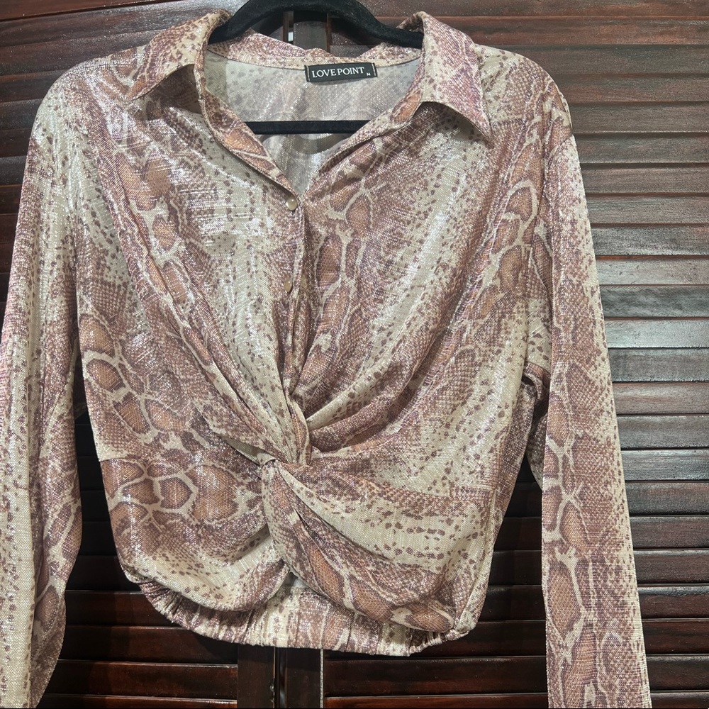Long sleeve blouse